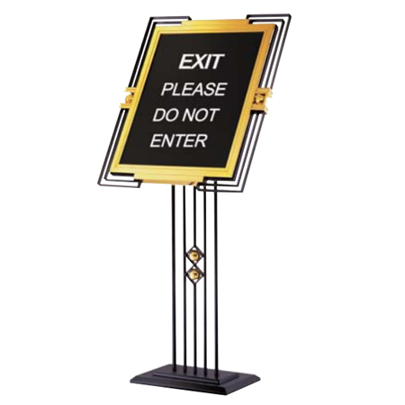 黑金斜面牌指示牌