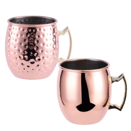 304不锈钢鼓形杯（玫瑰金）